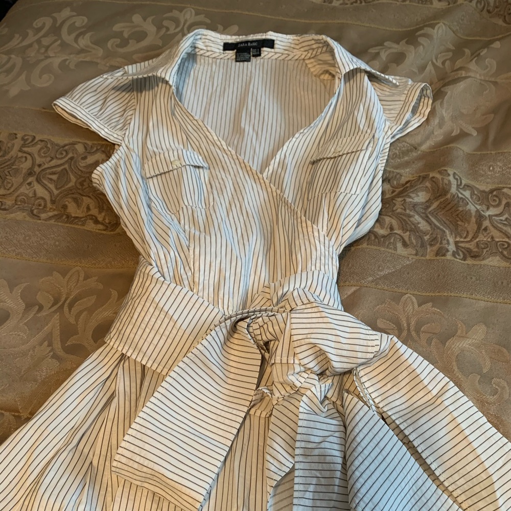 Zara striped dress